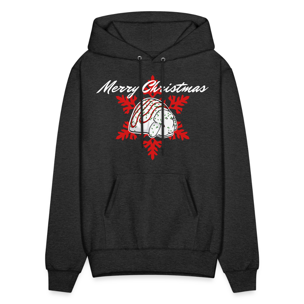 Christmas Mini Lop Men's Hoodie - charcoal grey