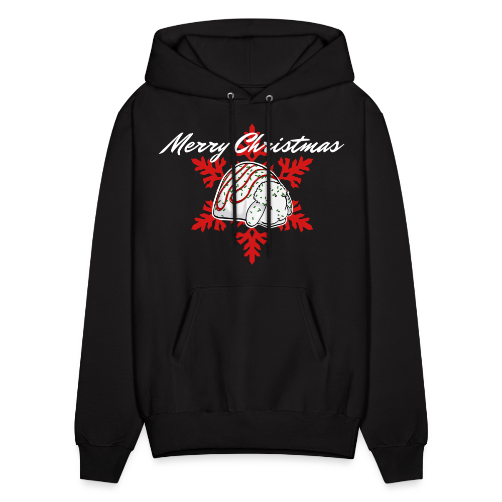 Christmas Mini Lop Men's Hoodie - black