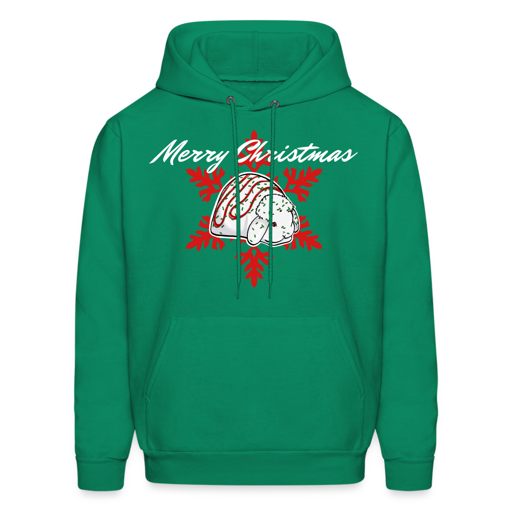 Christmas Mini Lop Men's Hoodie - kelly green