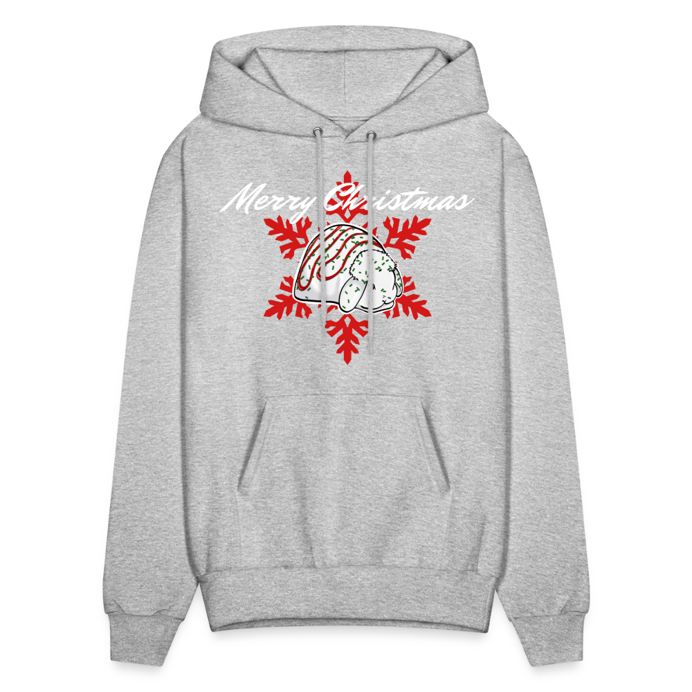 Christmas Mini Lop Men's Hoodie - heather gray