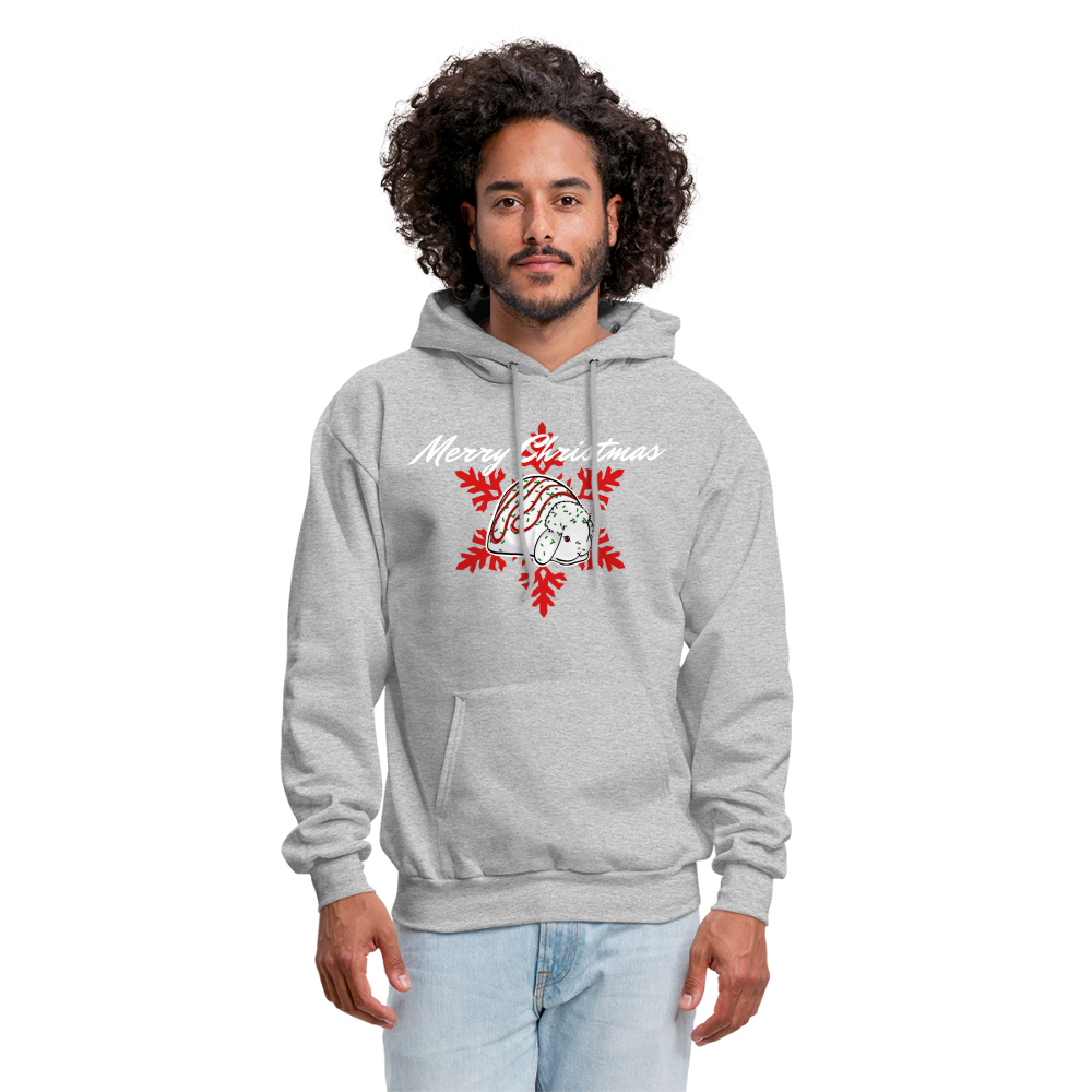 Christmas Mini Lop Men's Hoodie - heather gray