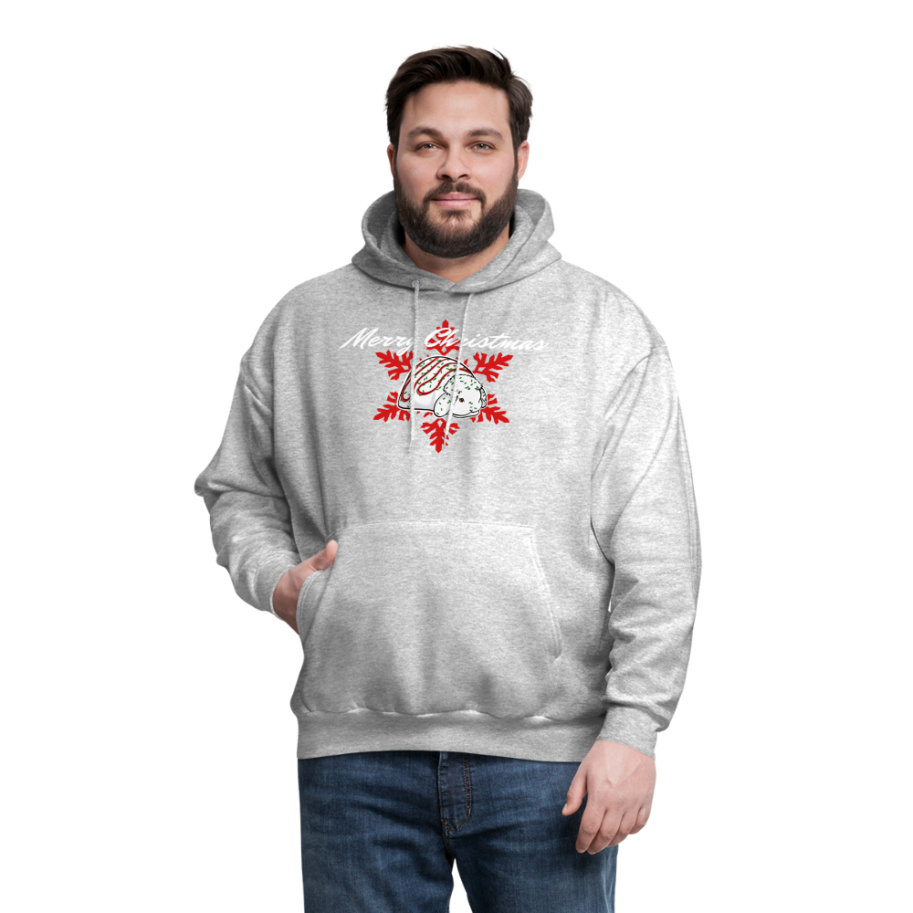 Christmas Mini Lop Men's Hoodie - heather gray