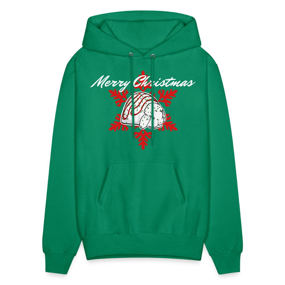 Christmas Mini Lop Men's Hoodie - kelly green