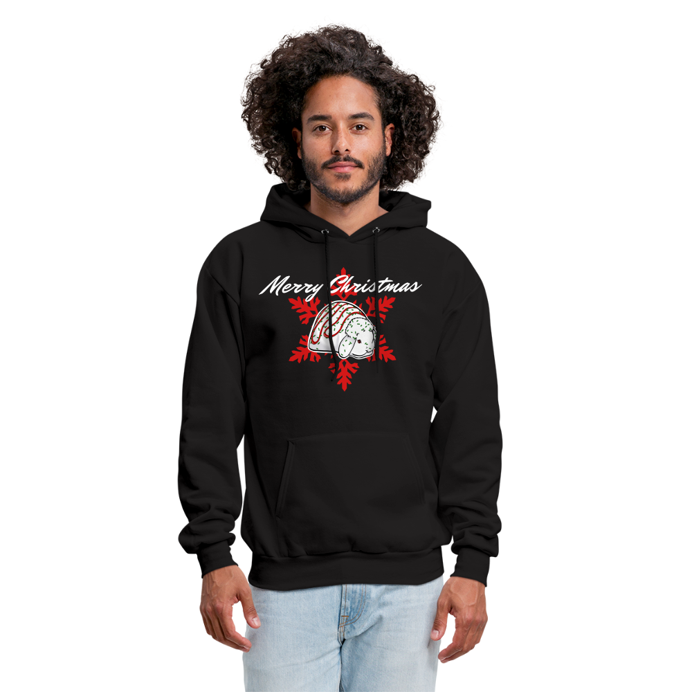 Christmas Mini Lop Men's Hoodie - black