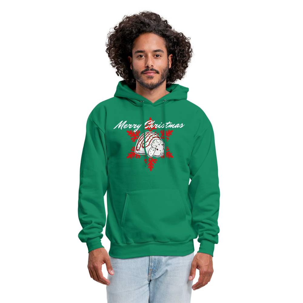 Christmas Mini Lop Men's Hoodie - kelly green