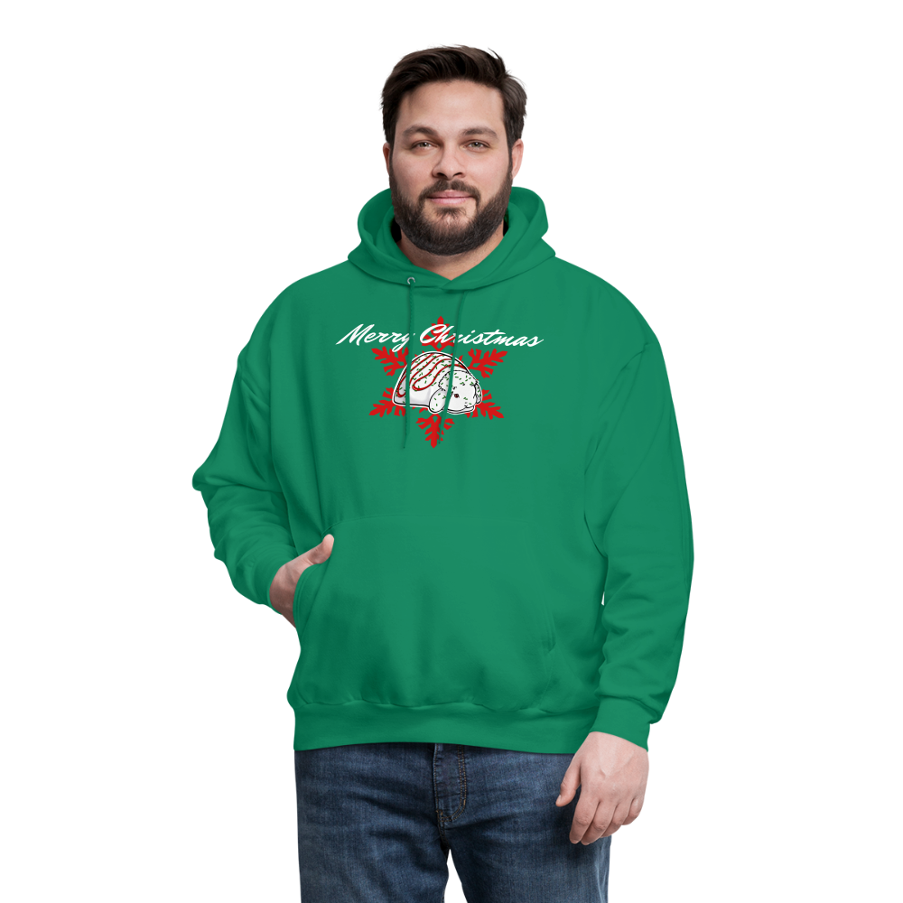 Christmas Mini Lop Men's Hoodie - kelly green