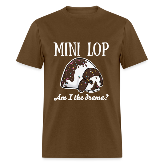 Mini Lop Sprinkle Drama Unisex Classic T-Shirt - brown