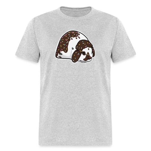 Mini Lop Sprinkle Plain Unisex Tshirt - heather gray