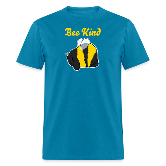 Bee Kind Mini Lop Unisex Classic T-Shirt - turquoise