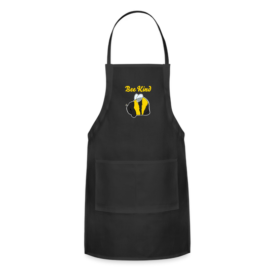 Bee Kind Mini Lop Adjustable Apron - black